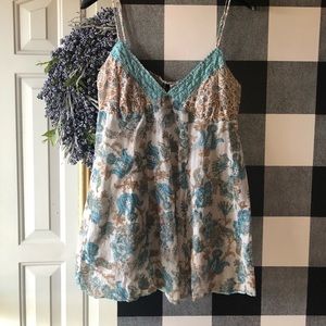 Float-Paisley Print Blouse